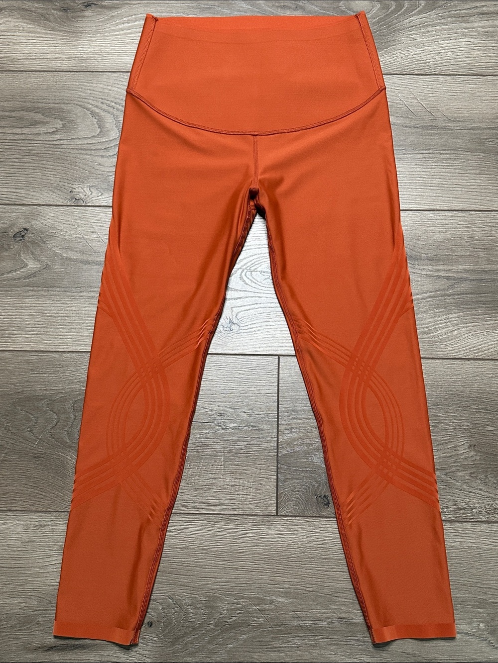 Fanka Body Sculpt Reversible High Rise Leggings Orange Size Medium